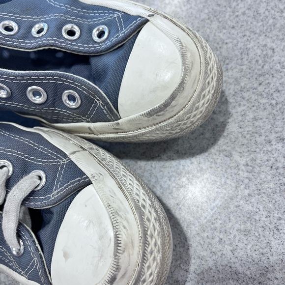 Converse Gray and White Kids Sneakers - Picture 11 of 13